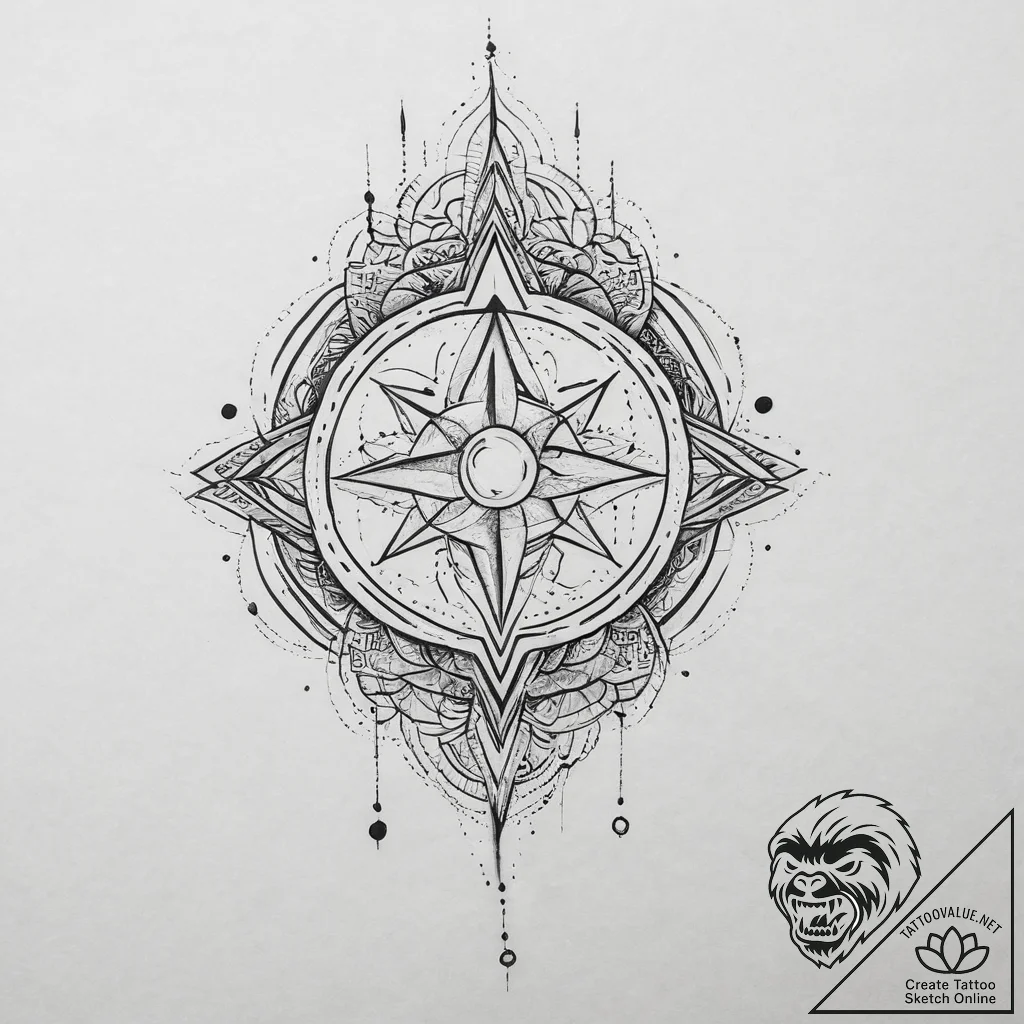 Tattoo sketch cosmic soul, tattoo line art, b... - tattoo sketch (№1756145610_0, 25.08.2025 18:13) — tattoovalue.net