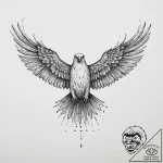 Tattoo sketch holy ghost, tattoo sketch desig… – tattoo sketch (№1756145808_0, 25.08.2025 18:16) — tattoovalue.net
