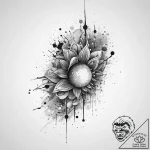 Tattoo sketch dotwork абстрактные точки, conc… – tattoo sketch (№1756146991_0, 25.08.2025 18:36) — tattoovalue.net