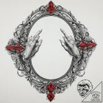 Tattoo sketch hands with a mirror, artistic t… – tattoo sketch (№1756147972_0, 25.08.2025 18:52) — tattoovalue.net