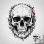 Tattoo sketch sketch эскиз черепа, tattoo dra… – tattoo sketch (№1756148764_0, 25.08.2025 19:06) — tattoovalue.net