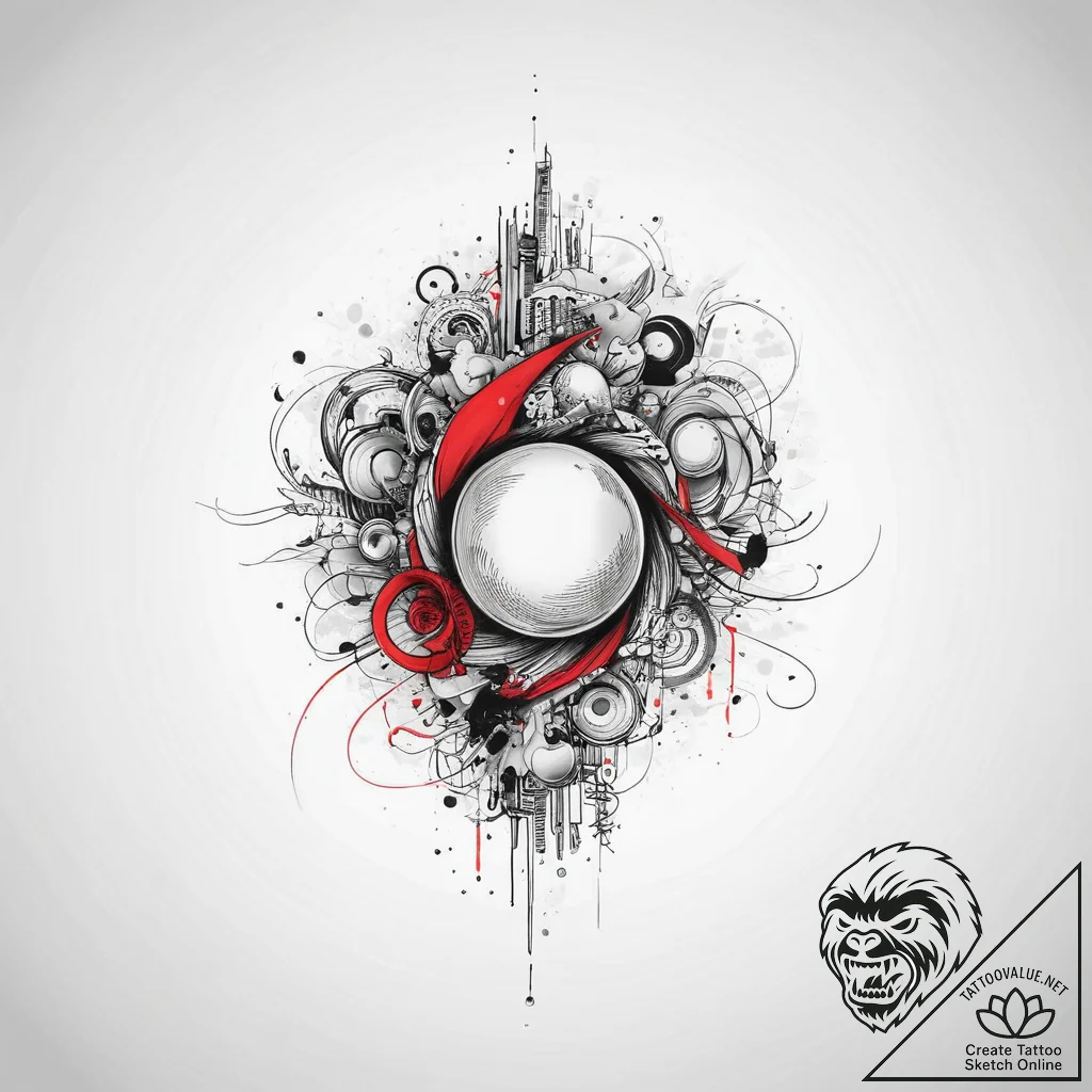Tattoo sketch pearl, tattoo line art, fine li... - tattoo sketch (№1756150965_0, 25.08.2025 19:42) — tattoovalue.net