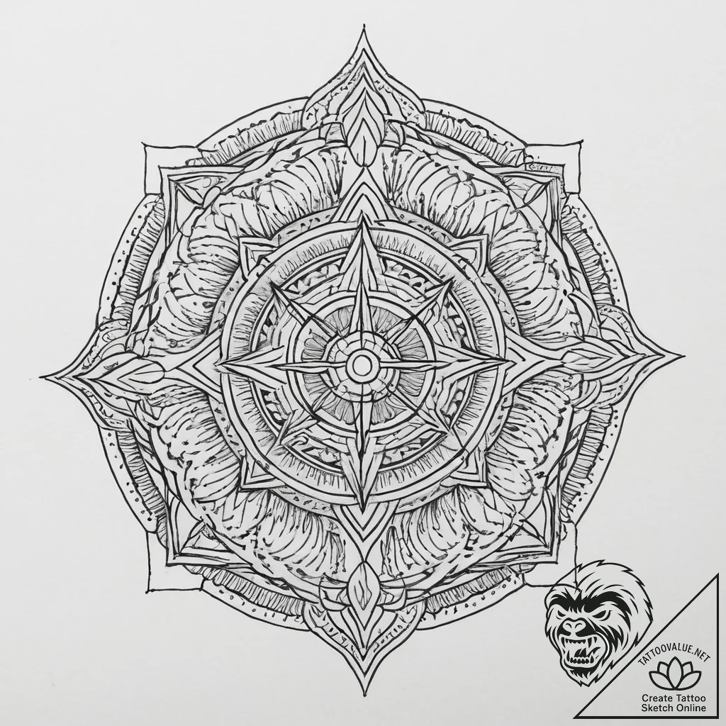 Tattoo sketch clay, ink illustration for tatt... - tattoo sketch (№1756151371_0, 25.08.2025 19:49) — tattoovalue.net