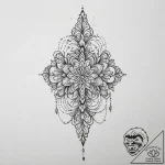 Tattoo sketch elegant comb tattoo, tattoo ske… – tattoo sketch (№1756152786_0, 25.08.2025 20:13) — tattoovalue.net