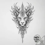 Tattoo sketch shadow – tattoo sketch (№1756154777_0, 25.08.2025 20:46) — tattoovalue.net