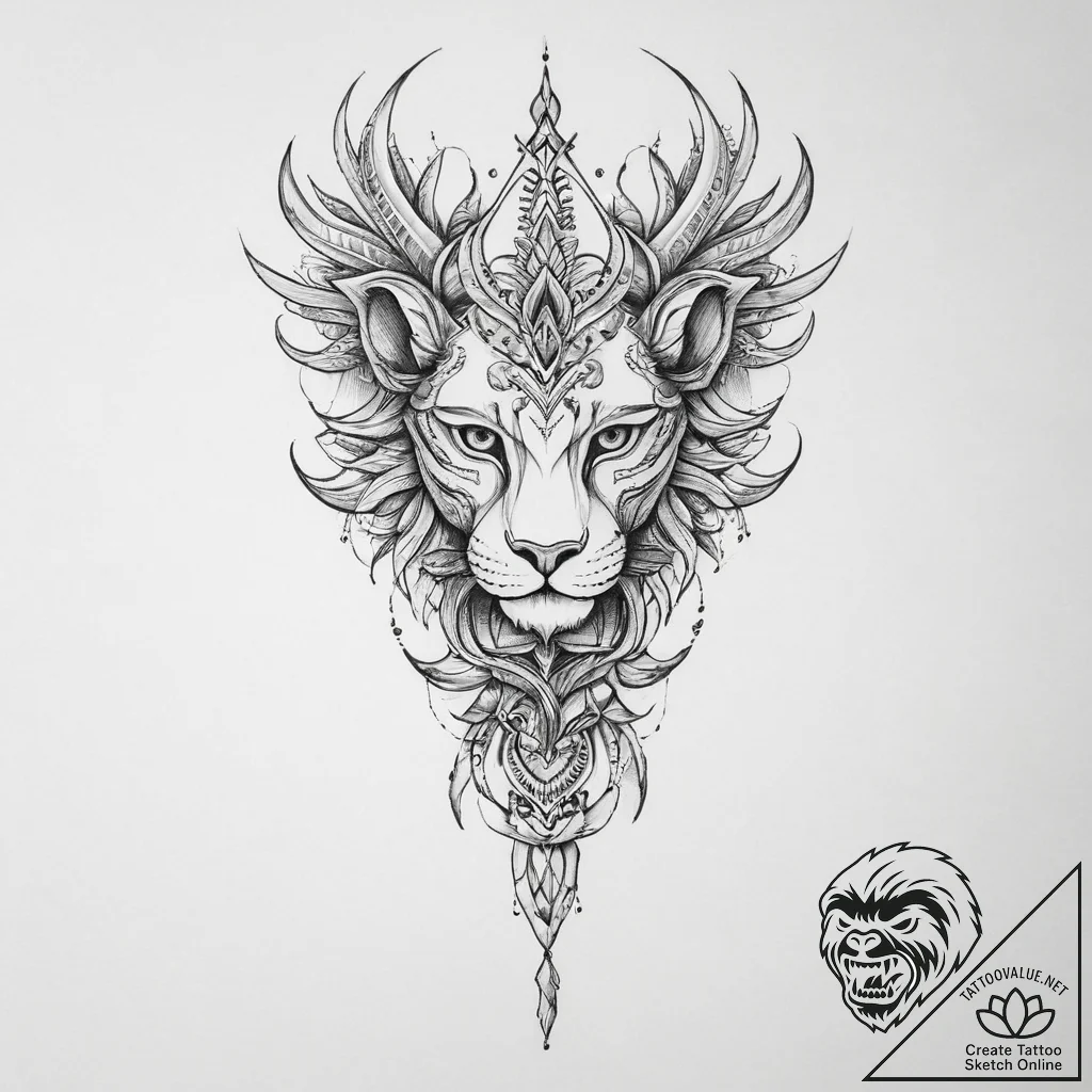 Tattoo sketch shadow - tattoo sketch (№1756154777_0, 25.08.2025 20:46) — tattoovalue.net