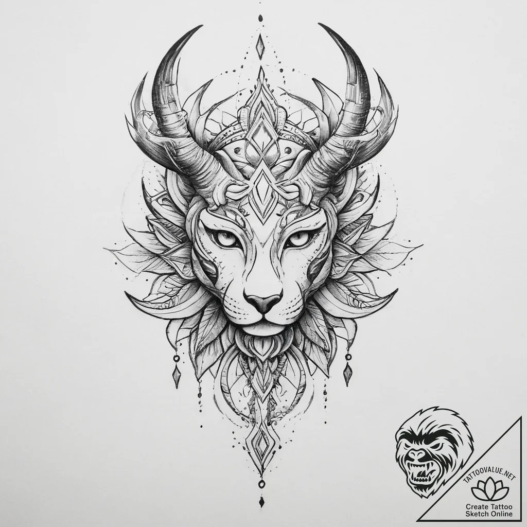 Tattoo sketch soul - tattoo sketch (№1756155181_0, 25.08.2025 20:53) — tattoovalue.net