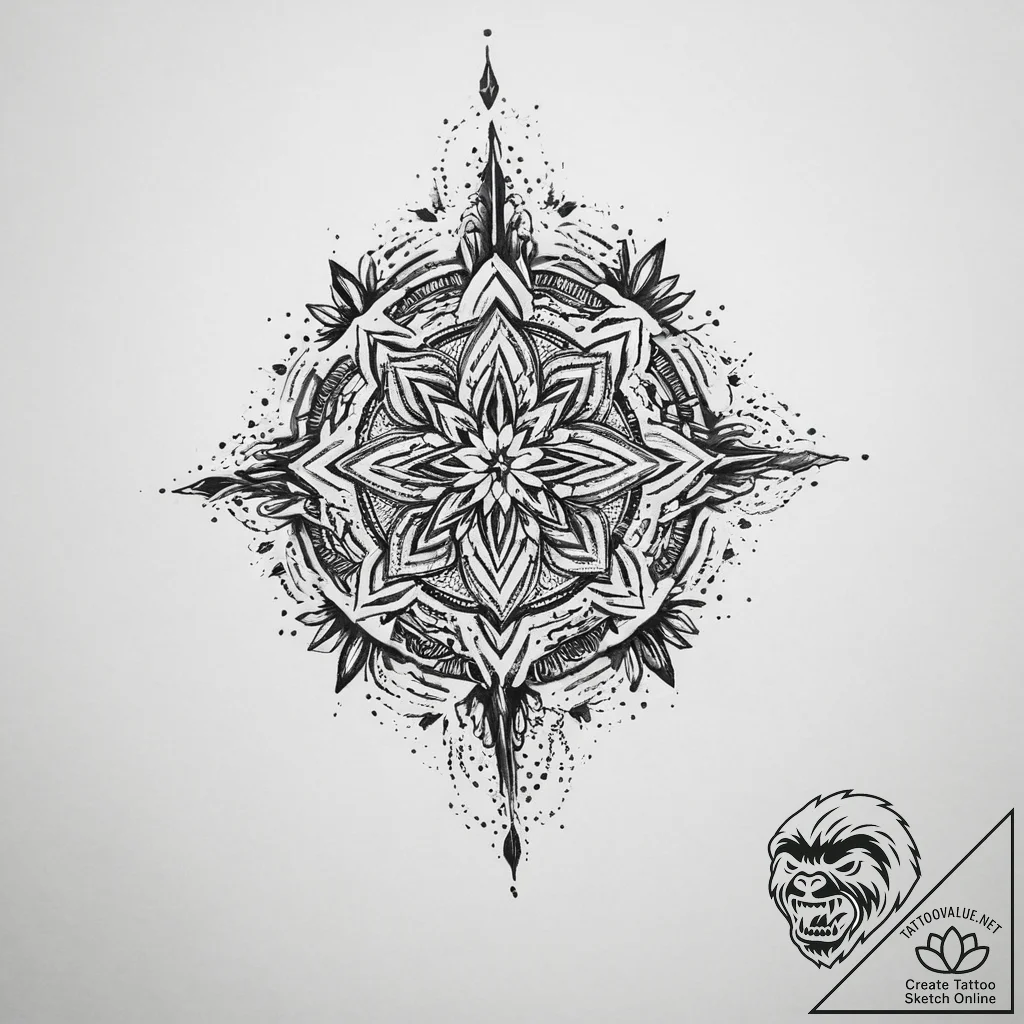 Tattoo sketch dust - tattoo sketch (№1756157396_0, 25.08.2025 21:29) — tattoovalue.net