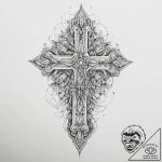 Tattoo sketch cotton branch, ink illustration… – tattoo sketch (№1756159003_0, 25.08.2025 21:56) — tattoovalue.net