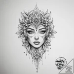 Tattoo sketch ash – tattoo sketch (№1756160204_0, 25.08.2025 22:16) — tattoovalue.net