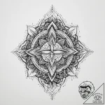 Tattoo sketch sacred representation, tattoo d… – tattoo sketch (№1756161209_0, 25.08.2025 22:33) — tattoovalue.net