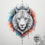 Tattoo sketch divine animal, tattoo sketch de… – tattoo sketch (№1756161609_0, 25.08.2025 22:40) — tattoovalue.net
