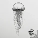 Tattoo sketch jellyfish tattoo, artistic tatt… – tattoo sketch (№1756163433_0, 25.08.2025 23:10) — tattoovalue.net