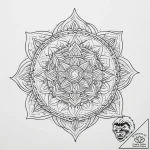 Tattoo sketch cosmic beginning, tattoo line a… – tattoo sketch (№1756164490_0, 25.08.2025 23:28) — tattoovalue.net