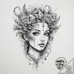 Tattoo sketch dryad tattoo, artistic tattoo s… – tattoo sketch (№1756164890_0, 25.08.2025 23:34) — tattoovalue.net