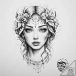 Tattoo sketch emotion – tattoo sketch (№1756165292_0, 25.08.2025 23:41) — tattoovalue.net