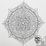 Tattoo sketch мандала из тонких линий, tattoo… – tattoo sketch (№1756165701_0, 25.08.2025 23:48) — tattoovalue.net
