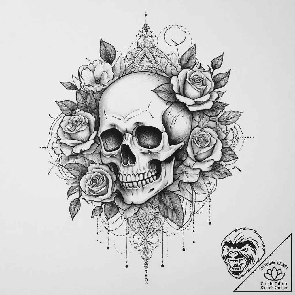 Tattoo sketch clover, tattoo drawing outline,... - tattoo sketch (№1756165900_0, 25.08.2025 23:51) — tattoovalue.net