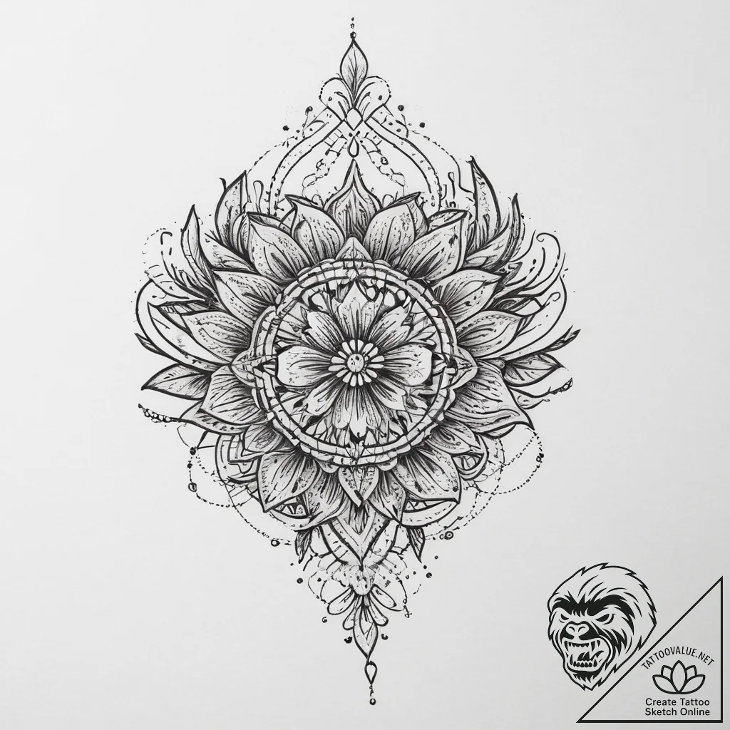 Tattoo sketch pink, tattoo flash sheet design... - tattoo sketch (№1756168501_0, 26.08.2025 00:35) — tattoovalue.net