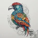 Tattoo sketch kea, concept art for tattoo, so… – tattoo sketch (№1756168699_0, 26.08.2025 00:38) — tattoovalue.net