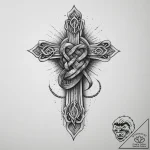 Tattoo sketch soldier with a knot, artistic t… – tattoo sketch (№1756169917_0, 26.08.2025 00:58) — tattoovalue.net