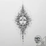 Tattoo sketch blessed self, tattoo line art,… – tattoo sketch (№1756171735_0, 26.08.2025 01:28) — tattoovalue.net