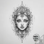 Tattoo sketch cosmic person, tattoo drawing o… – tattoo sketch (№1756172135_0, 26.08.2025 01:35) — tattoovalue.net