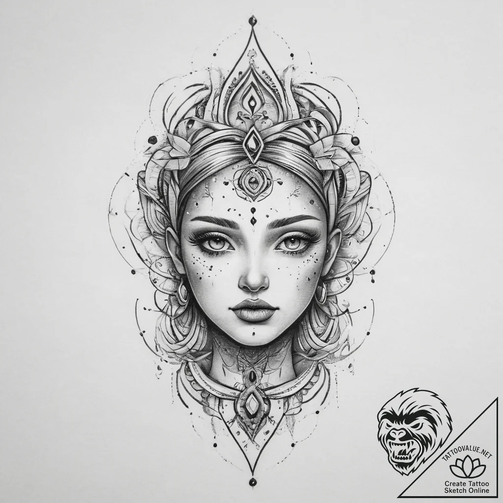 Tattoo sketch cosmic person, tattoo drawing o... - tattoo sketch (№1756172135_0, 26.08.2025 01:35) — tattoovalue.net