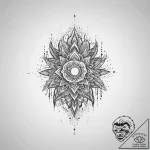 Tattoo sketch узор в виде брызг, artistic tat… – tattoo sketch (№1756172734_0, 26.08.2025 01:45) — tattoovalue.net