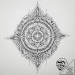 Tattoo sketch cosmic existence, tattoo sketch… – tattoo sketch (№1756174746_0, 26.08.2025 02:19) — tattoovalue.net