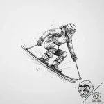 Winter sports – tattoo sketch (№1756175560_0, 26.08.2025 02:32) — tattoovalue.net