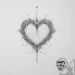 Tattoo sketch single line of a person with a… – tattoo sketch (№1756175961_0, 26.08.2025 02:39) — tattoovalue.net