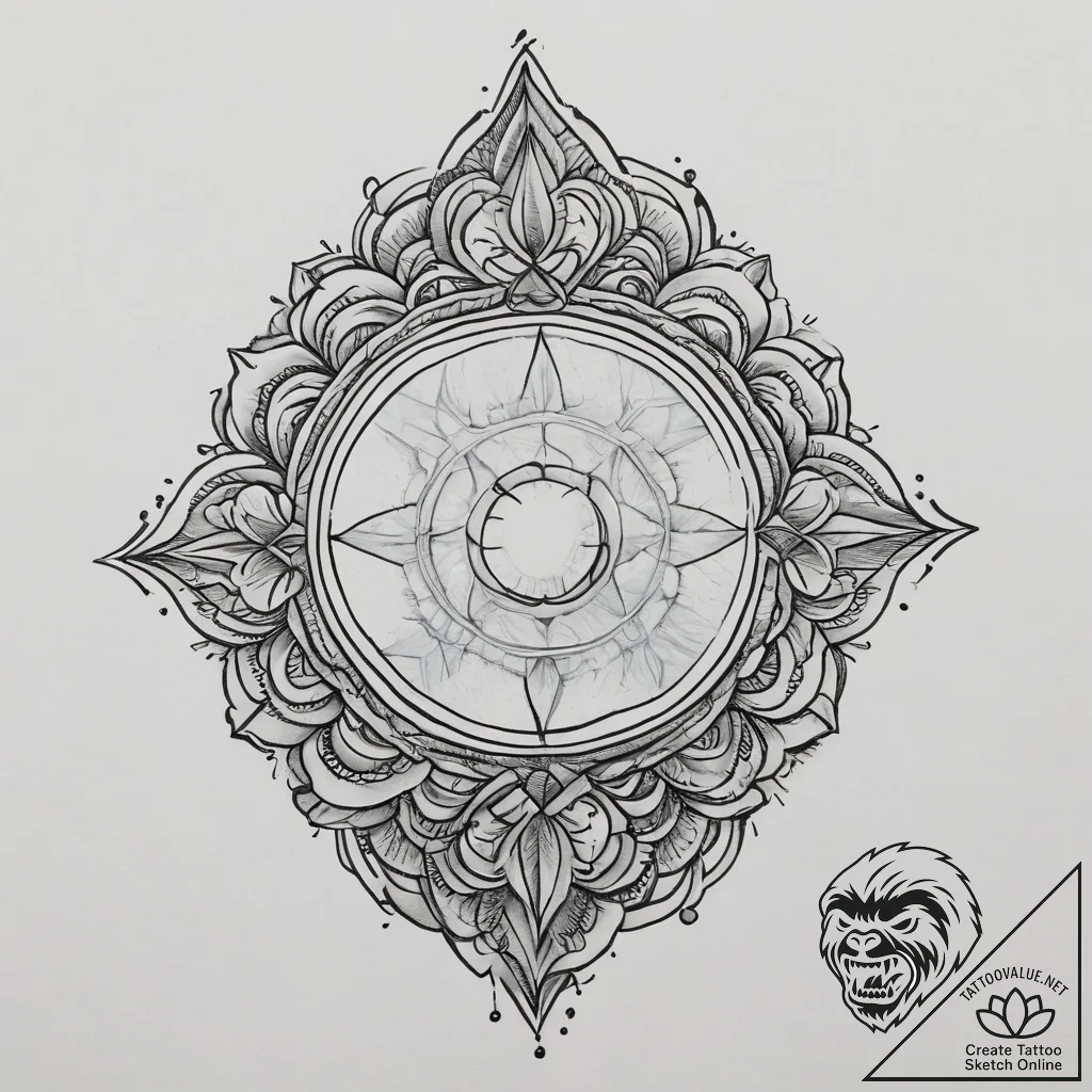 Tattoo sketch opal, tattoo flash sheet design... - tattoo sketch (№1756176170_0, 26.08.2025 02:42) — tattoovalue.net