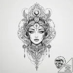Tattoo sketch cosmic identity, tattoo drawing… – tattoo sketch (№1756176783_0, 26.08.2025 02:53) — tattoovalue.net