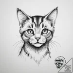 Tattoo sketch playful kitten tattoo, artistic… – tattoo sketch (№1756178207_0, 26.08.2025 03:16) — tattoovalue.net