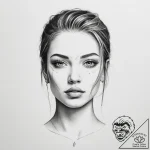 Tattoo sketch face – tattoo sketch (№1756179215_0, 26.08.2025 03:33) — tattoovalue.net