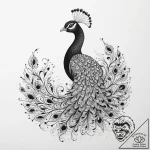 Tattoo sketch peacock tattoo, artistic tattoo… – tattoo sketch (№1756180616_0, 26.08.2025 03:56) — tattoovalue.net