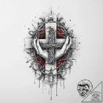 Tattoo sketch hands with a rope, concept art… – tattoo sketch (№1756181215_0, 26.08.2025 04:06) — tattoovalue.net