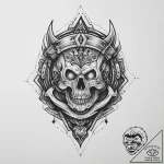 Sports & fitness, artistic tattoo sketch, bol… – tattoo sketch (№1756182232_0, 26.08.2025 04:23) — tattoovalue.net