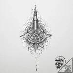 Tattoo sketch space, tattoo sketch design, on… – tattoo sketch (№1756183850_0, 26.08.2025 04:50) — tattoovalue.net