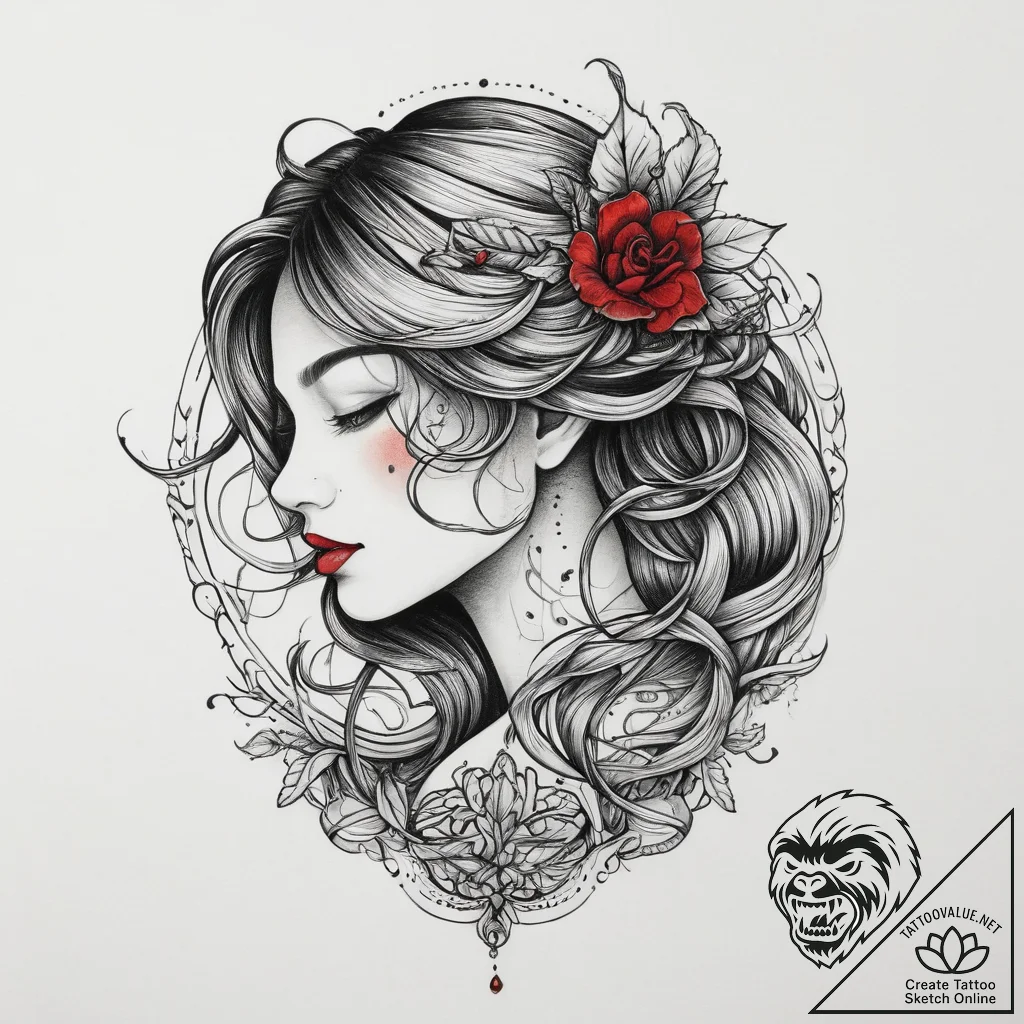 Tattoo sketch genuine, tattoo flash sheet des... - tattoo sketch (№1756185455_0, 26.08.2025 05:17) — tattoovalue.net
