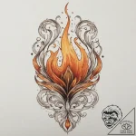Tattoo sketch flame, tattoo sketch design, se… – tattoo sketch (№1756188470_0, 26.08.2025 06:07) — tattoovalue.net