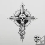 Tattoo sketch cosmic ghost, tattoo sketch des… – tattoo sketch (№1756189672_0, 26.08.2025 06:27) — tattoovalue.net