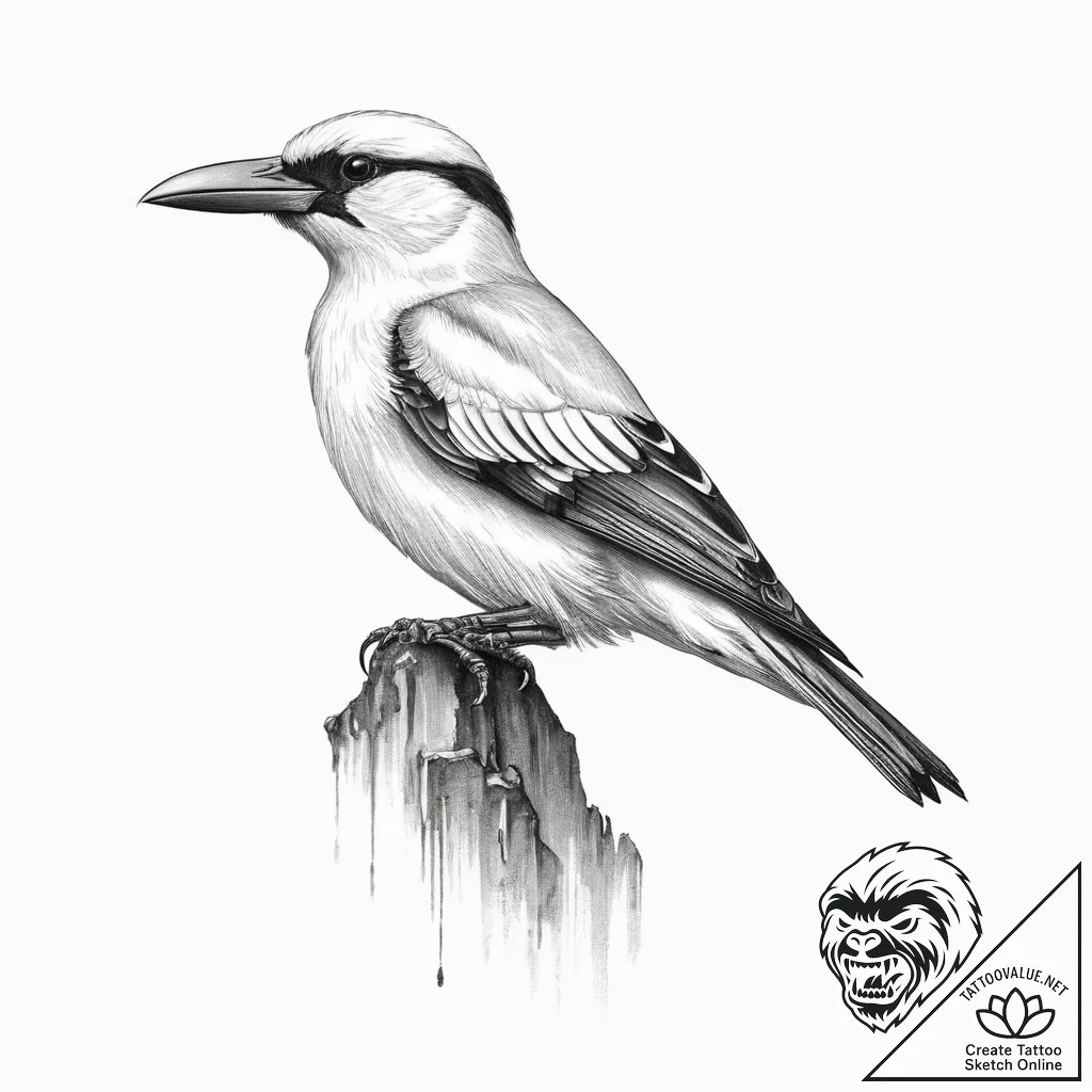 Tattoo sketch clark's nutcracker, tattoo sket... - tattoo sketch (№1756190892_0, 26.08.2025 06:48) — tattoovalue.net