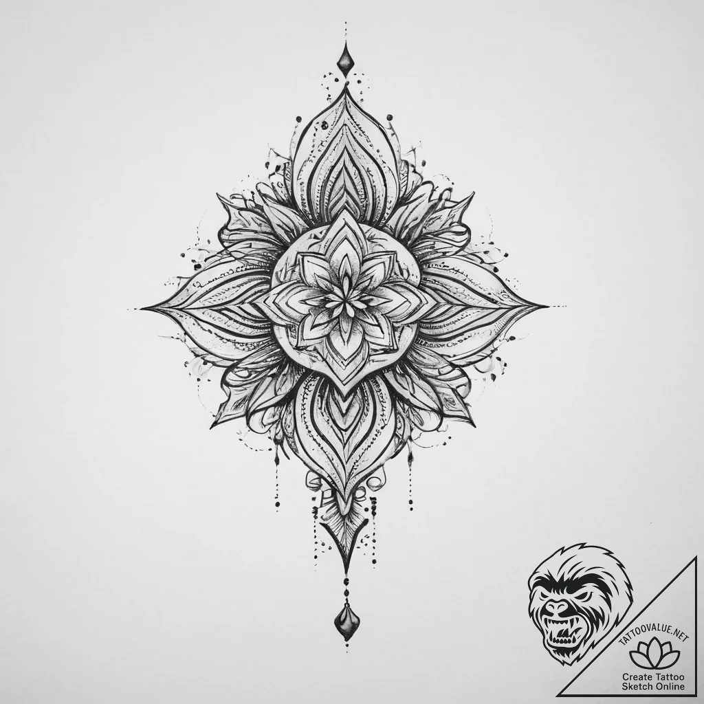 Tattoo sketch element - tattoo sketch (№1756193501_0, 26.08.2025 07:31) — tattoovalue.net