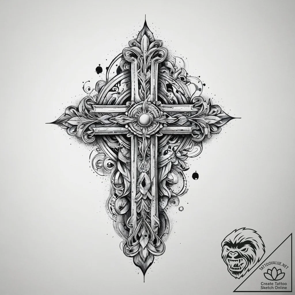 Tattoo sketch passion, concept art for tattoo... - tattoo sketch (№1756194717_0, 26.08.2025 07:51) — tattoovalue.net