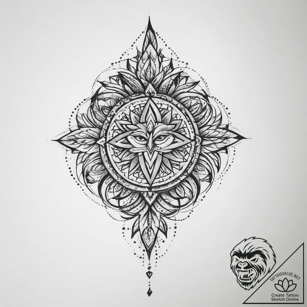 Tattoo sketch secret - tattoo sketch (№1756195324_0, 26.08.2025 08:02) — tattoovalue.net