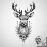 Tattoo sketch elegant doe tattoo, tattoo sket… – tattoo sketch (№1756196324_0, 26.08.2025 08:18) — tattoovalue.net