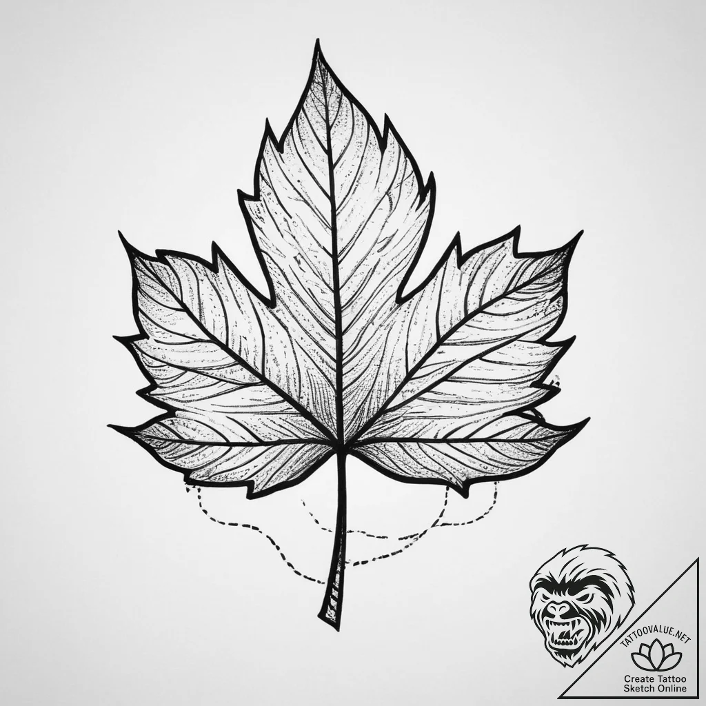 Tattoo sketch узор в виде листьев дерева, tat... - tattoo sketch (№1756196523_0, 26.08.2025 08:22) — tattoovalue.net