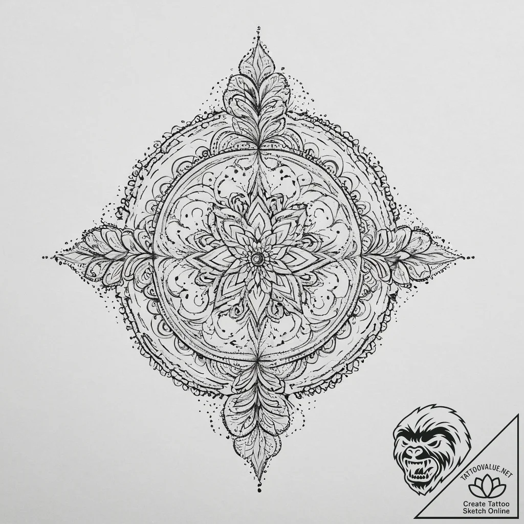 Tattoo sketch duplicate, concept art for tatt... - tattoo sketch (№1756199137_0, 26.08.2025 09:05) — tattoovalue.net